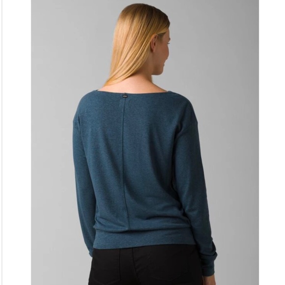 NWT prAna Dark Sky Heather Cozy Up Aires Top size Medium - Picture 2 of 10